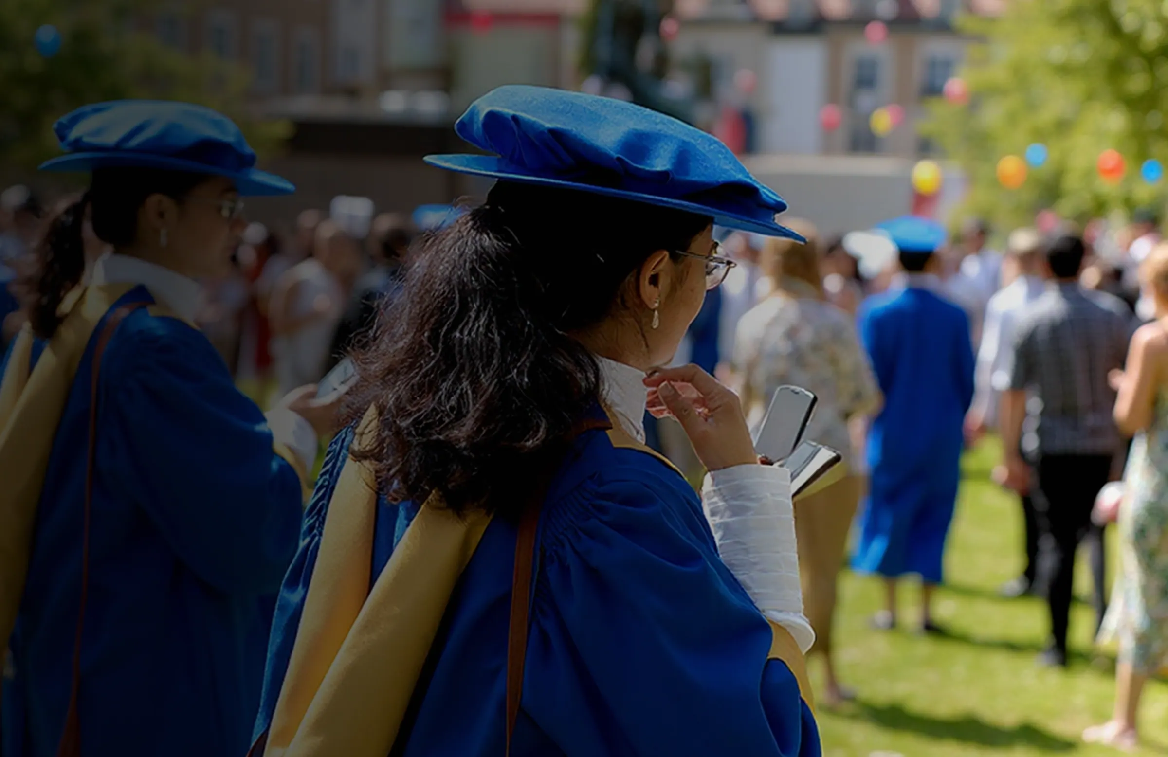 Nigerian female PhD holders at graduation